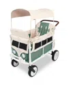 Wonderfold Vw W4 Stroller Wagon In Sage Green