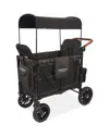 Wonderfold W2 Luxe Double Stroller Wagon, 2 Seater In Black