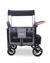 Wonderfold W2 Luxe Double Stroller Wagon, 2 Seater In Charcoal Gray