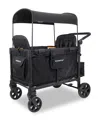 Wonderfold W4 Elite Pro 4 Seater Stroller Wagon In Jet Black