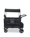 Wonderfold W4 Elite Quad Stroller Wagon In Volcanic Black