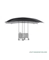 Wonderfold Wagon S5 Convertible Utility Wagon Canopy In Black