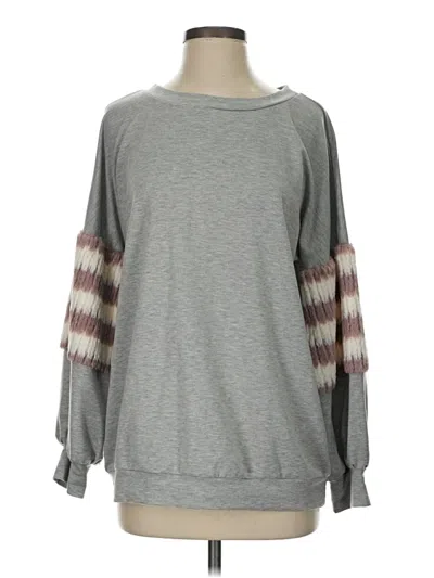 Pre-owned Wonderland By Orange Pullover Sweater In Gray