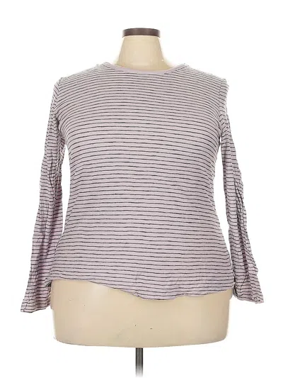 Pre-owned Wonderly 3/4 Sleeve T-shirt In Purple