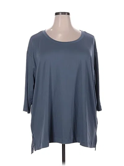 Pre-owned Wonderly 3/4 Sleeve T-shirt In Gray