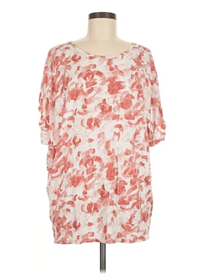 Pre-owned Wonderly 3/4 Sleeve T-shirt In Pink