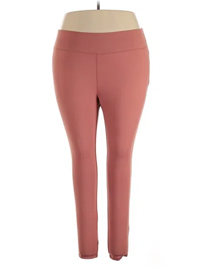 Pre-owned Wonderly Active Pants In Burgundy