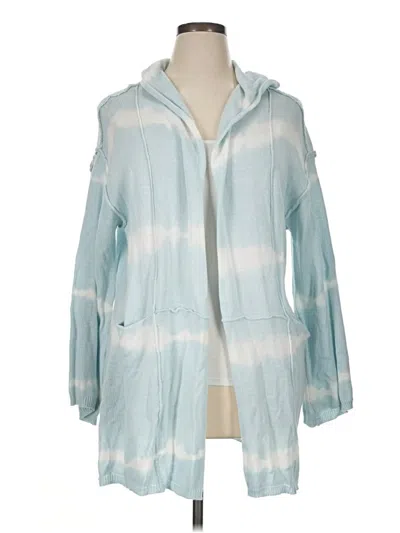 Pre-owned Wonderly Cardigan Sweater In Blue