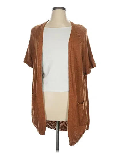 Pre-owned Wonderly Cardigan Sweater In Brown
