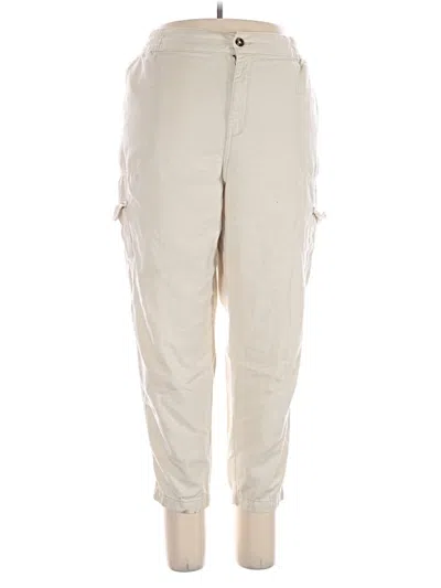 Pre-owned Wonderly Cargo Pants In Ivory