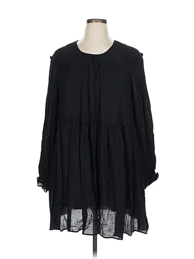 Pre-owned Wonderly Casual Dress In Black