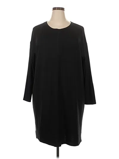 Wonderly Casual Dress In Black