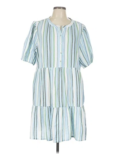 Pre-owned Wonderly Casual Dress In Blue