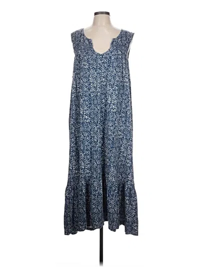 Pre-owned Wonderly Casual Dress In Blue