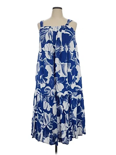 Pre-owned Wonderly Casual Dress In Blue