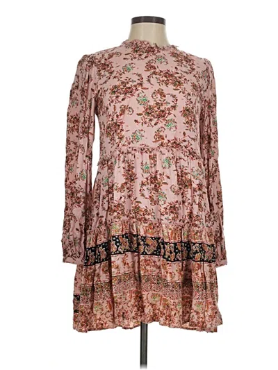 Pre-owned Wonderly Casual Dress In Brown