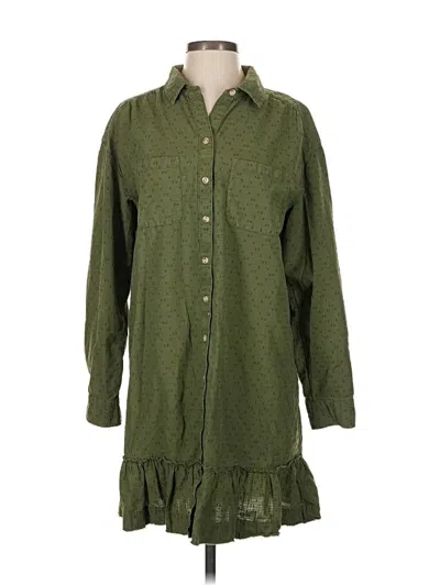 Pre-owned Wonderly Casual Dress In Green