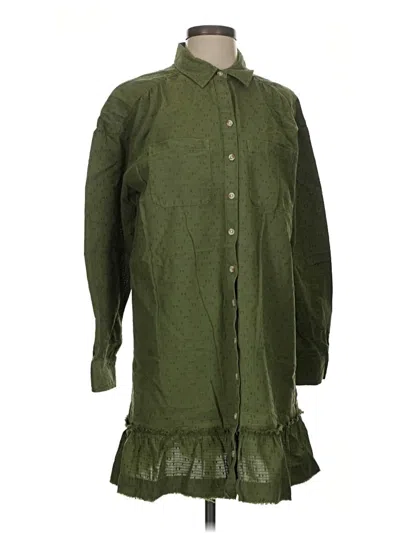 Pre-owned Wonderly Casual Dress In Green