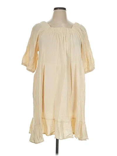 Pre-owned Wonderly Casual Dress In Ivory