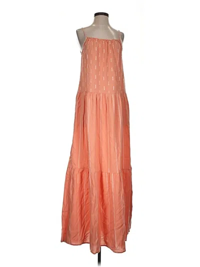 Pre-owned Wonderly Casual Dress In Orange