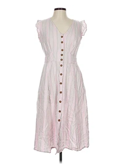 Pre-owned Wonderly Casual Dress In Pink