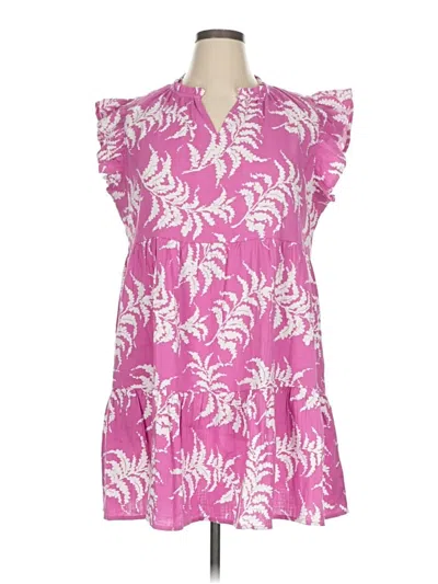 Pre-owned Wonderly Casual Dress In Pink