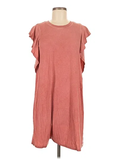 Pre-owned Wonderly Casual Dress In Pink