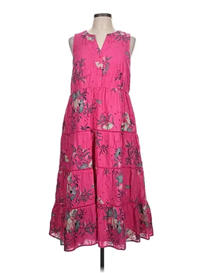 Pre-owned Wonderly Casual Dress In Pink