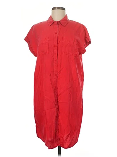 Pre-owned Wonderly Casual Dress In Red