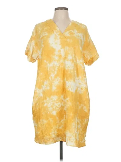 Pre-owned Wonderly Casual Dress In Yellow