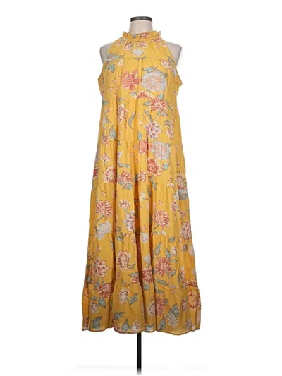 Pre-owned Wonderly Casual Dress In Yellow
