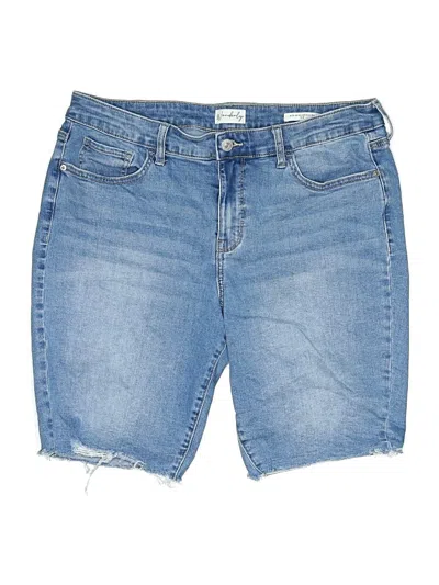 Pre-owned Wonderly Denim Shorts In Blue
