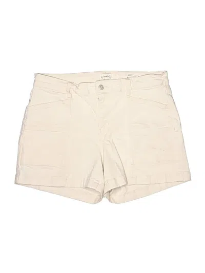 Pre-owned Wonderly Khaki Shorts In Ivory