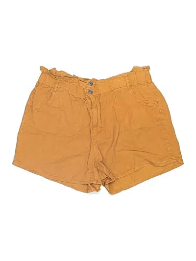 Pre-owned Wonderly Khaki Shorts In Orange