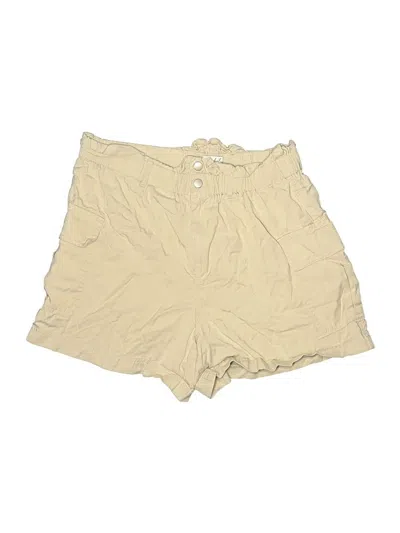 Pre-owned Wonderly Khaki Shorts In Yellow