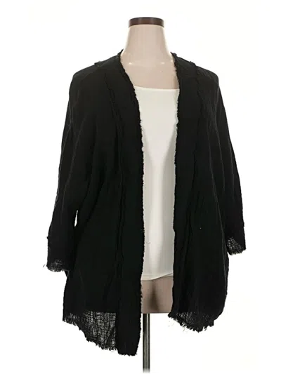 Pre-owned Wonderly Kimono In Black
