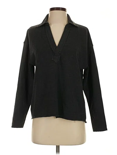 Pre-owned Wonderly Long Sleeve Polo Shirt In Black