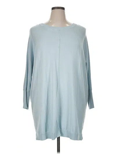 Pre-owned Wonderly Poncho In Blue