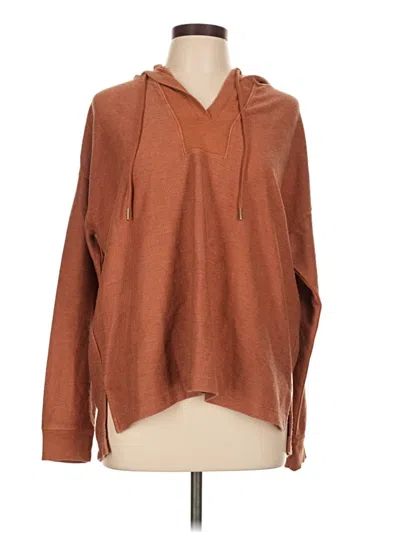 Pre-owned Wonderly Poncho In Brown