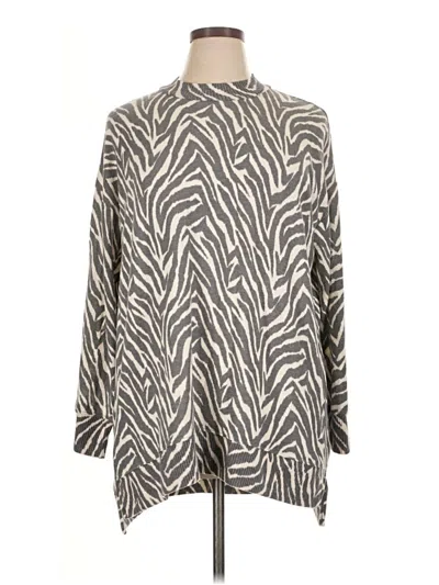 Pre-owned Wonderly Poncho In Gray