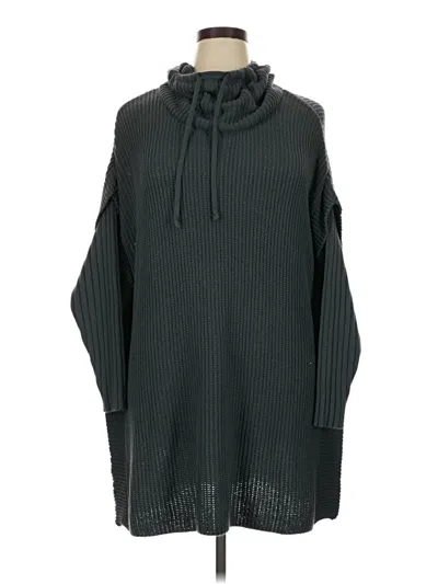 Pre-owned Wonderly Poncho In Green
