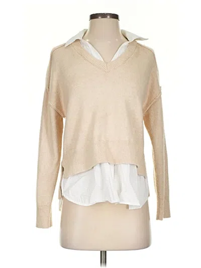 Pre-owned Wonderly Pullover Sweater In Brown