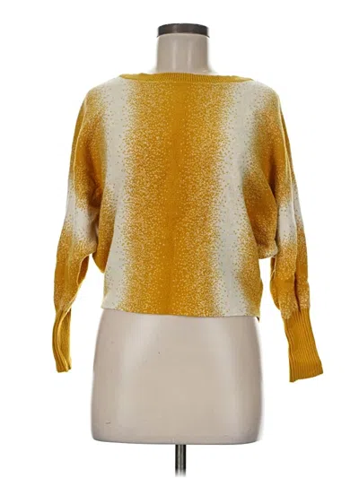 Pre-owned Wonderly Pullover Sweater In Gold