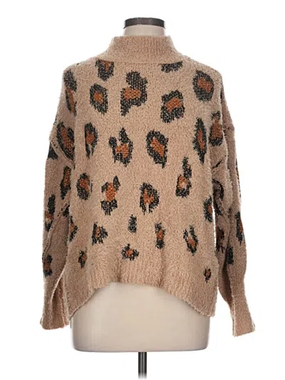 Pre-owned Wonderly Pullover Sweater In Tan