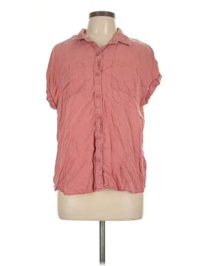 Pre-owned Wonderly Short Sleeve Blouse In Pink