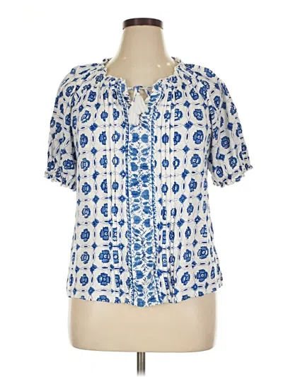 Pre-owned Wonderly Short Sleeve Polo Shirt In Blue