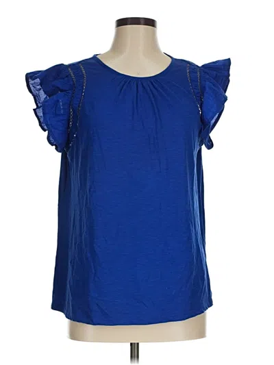 Pre-owned Wonderly Short Sleeve T-shirt In Blue
