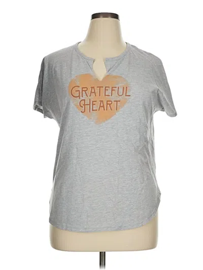 Pre-owned Wonderly Short Sleeve T-shirt In Gray
