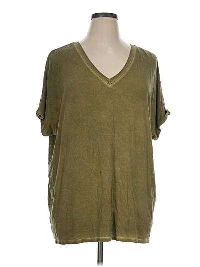 Pre-owned Wonderly Short Sleeve T-shirt In Green