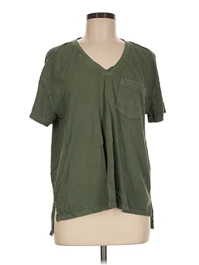 Pre-owned Wonderly Short Sleeve T-shirt In Green
